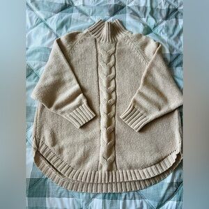Cozy Cable Knit Sweater - Cream